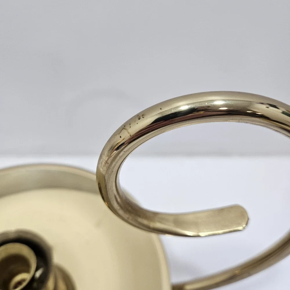 Vintage Baldwin Brass Chamberstick Candle Holder ~ Forged in America 9.5